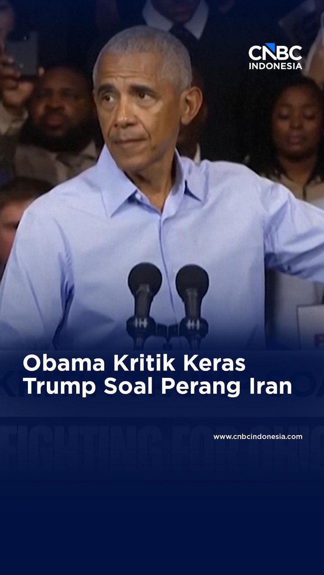 Obama Kritik Keras Trump Soal Perang Iran
