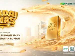 Pegadaian Kembali Gelar Badai Emas 2026, Hadiah 1,88 Kg Emas Menanti Nasabah