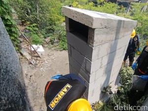 Penampakan Tungku yang Diduga untuk Bakar Jasad Dini dan Anaknya
