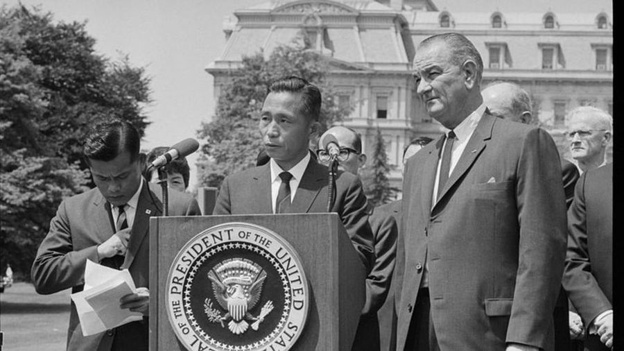 Presiden Park Chung-Hee kala kunjungan ke Amerika Serikat pada 1965. (Wikimedia Commons)