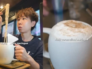 Lagi Viral di Tokyo! Ramen Mirip Cappuccino Pakai Topping Busa Lembut
