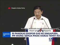 RI Pangkas Ekspor Gas ke Singapura, PM Wong: Semua Pihak Harus Tepati Kontrak