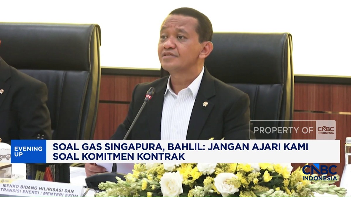 Soal Gas Singapura, Bahlil: Jangan Ajari Kami Soal Komitmen Kontrak