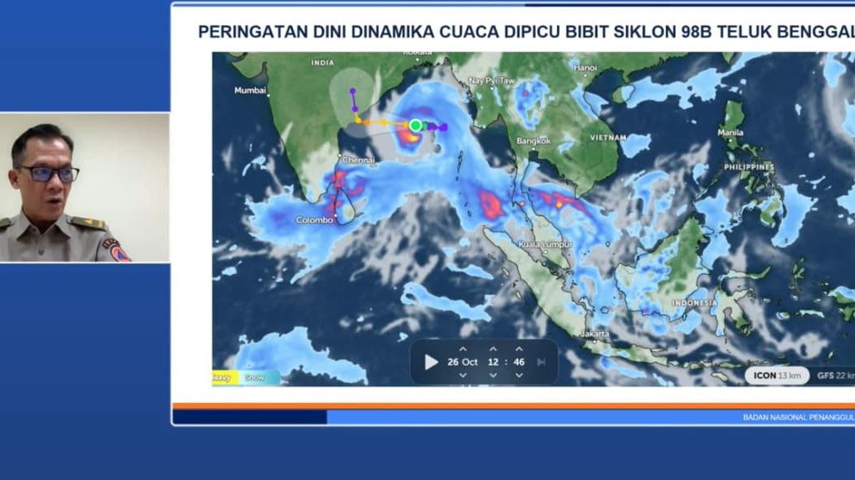 BNPB Minta Aceh dan Sumut Waspada Dampak Bibit Siklon di Teluk Benggala — NadiKabar.com