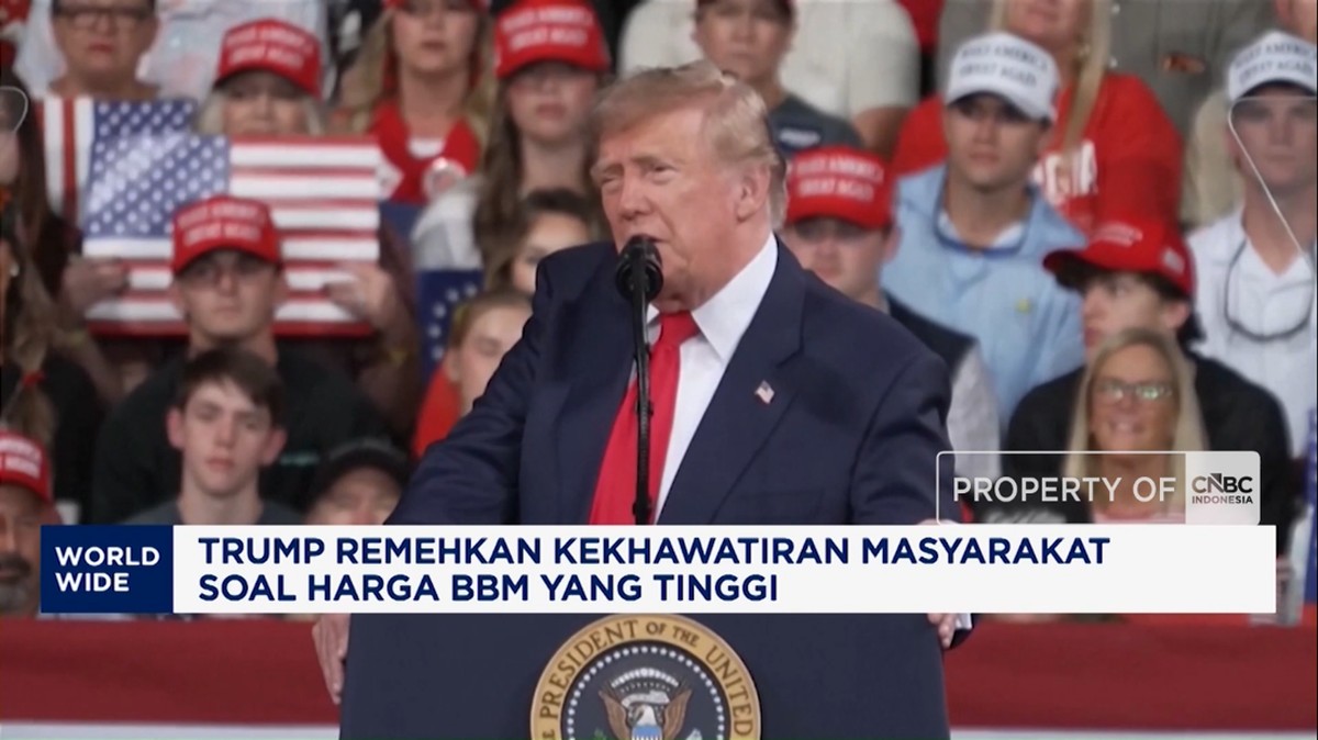 Video: Trump Remehkan Kekhawatiran Warga soal Harga BBM Tinggi