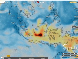 Pantau Arah Asap Karhutla Lewat 4 Situs Ini
