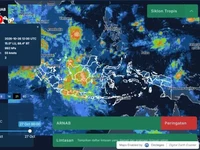 Badan Meteorologi, Klimatologi, dan Geofisika (BMKG) mengonfirmasi adanya perkembangan sistem siklonik 98B di Laut Andaman sejak 19 Oktober 2026 dengan sirkulasi lemah, Jakarta (27/10/2026). (Dok. BMKG)