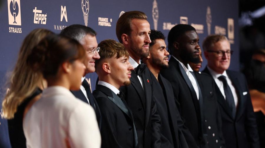 Bintang Bayern Munchen, Harry Kane dinobatkan sebagai peraih Ballon d'Or 2026 di London Palladium Theatre, London, Inggris, Senin (26/10) malam waktu setempat atau Selasa (27/10) dini hari WIB. (Action Images via Reuters/Matthew Childs)