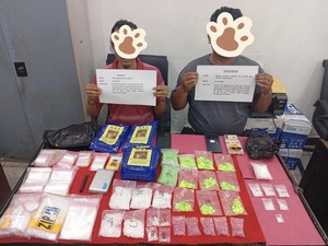 Dua Pengedar 1,5 Kg dan 583 Pil Ekstasi di Jambi Ditangkap