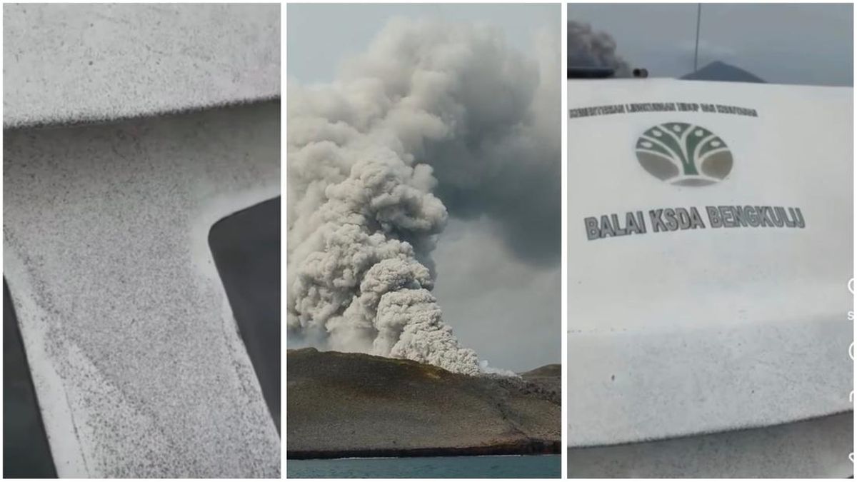 Gunung Anak Krakatau Erupsi tapi Tak Terdeteksi, Abu Vulkanik Hujani Tim BKSDA — NadiKabar.com