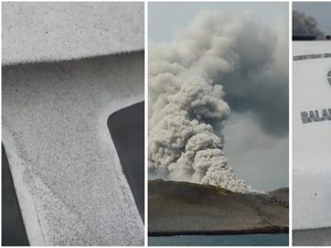 Heboh Video Tim BKSDA Lampung Dihujani Erupsi GAK Saat Lakukan Patroli