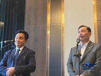 Konferensi Pers Pertemuan Ketua Dewan Ekonomi Nasional (Dekonas) dan Menteri Koordinator Bidang Hukum, HAM, Imigrasi, dan Pemasyarakatan dalam Rangka Penyerahan Kajian DEN terkait Penyempurnaan Undang-Undang Tindak Pidana Korupsi (UU Tipikor), di Kan