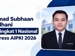 Mahasiswa FK UIN Jakarta Ini Raih Peringkat 1 Nasional Uji Progres AIPKI, Apa Tipsnya?