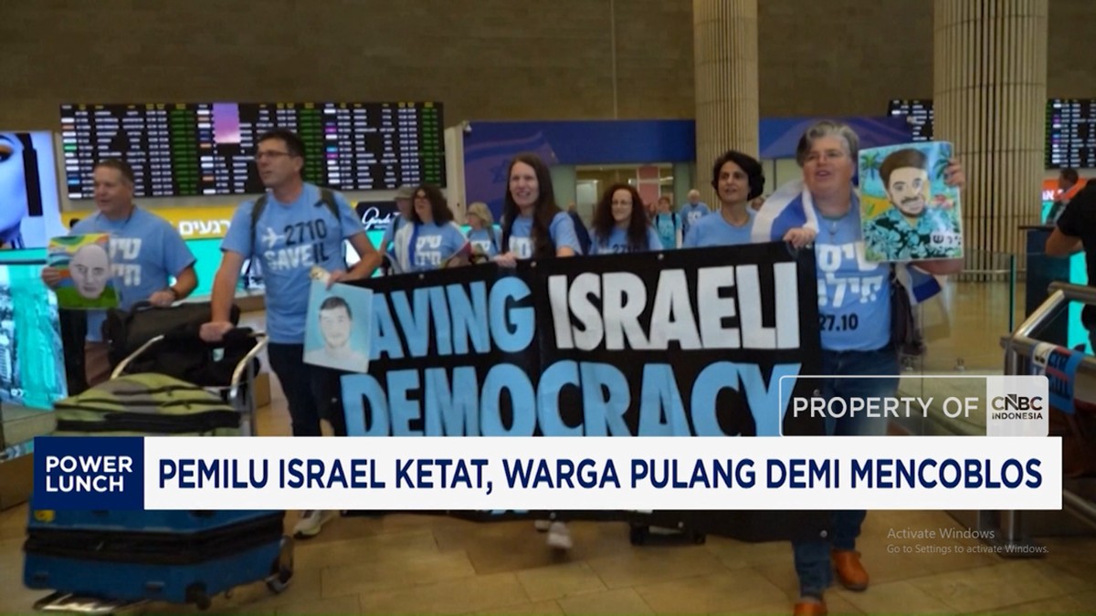 Video: Pemilu Israel Ketat, Warga Pulang Demi Mencoblos
