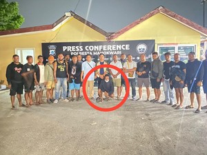 Pemuda Mabuk Aniaya Turis Belanda di Jalan Manokwari Ditangkap