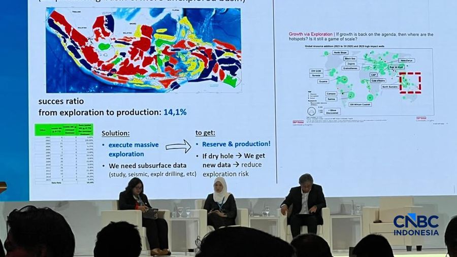 Pertemuan tingkat tinggi tahunan ASEAN Council on Petroleum (ASCOPE) ke-51 di Bali, Selasa (27/10/2026). (CNBC Indonesia/Firda Dwi Muliawati)