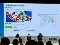 Pertemuan tingkat tinggi tahunan ASEAN Council on Petroleum (ASCOPE) ke-51 di Bali, Selasa (27/10/2026). (CNBC Indonesia/Firda Dwi Muliawati)