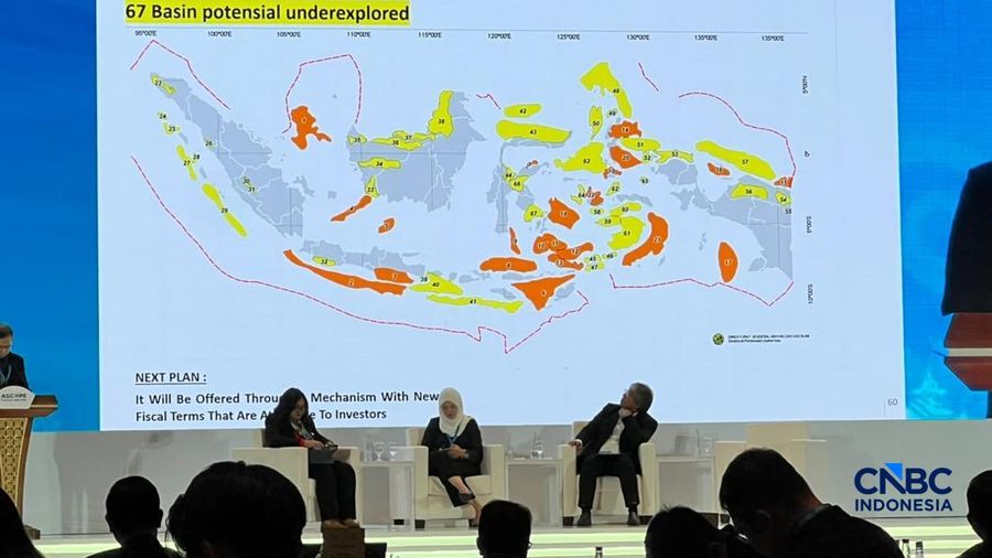 Pertemuan tingkat tinggi tahunan ASEAN Council on Petroleum (ASCOPE) ke-51 di Bali, Selasa (27/10/2026). (CNBC Indonesia/Firda Dwi Muliawati)