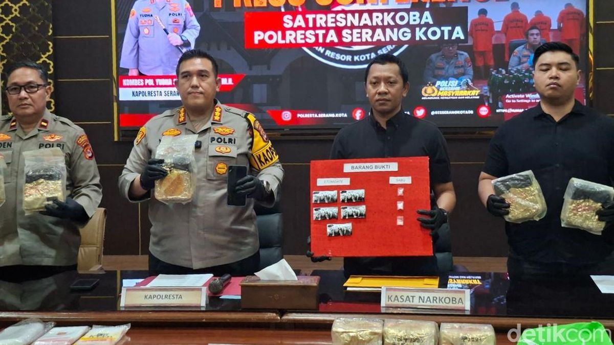 Polresta Serang Kota Ungkap Jaringan Narkotika Malaysia, 8,8 Kg Sabu Disita — NadiKabar.com