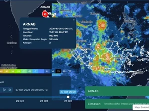 BMKG Deteksi Potensi Siklonik Baru Usai Siklon ARNAB Menjauh, Apa Dampaknya?