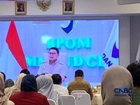 Suasana Talkshow From The Sea To The Plate di Gedung Bhineka Tunggal Ika BPOM, Jakarta Pusat, Selasa (27/10/2026). (CNBC Indonesia/Fergi Nadira)