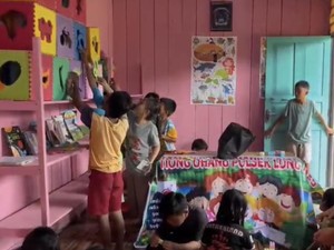 Taman Baca Polsek Long Apari, Ruang Belajar bagi Anak-anak Perbatasan