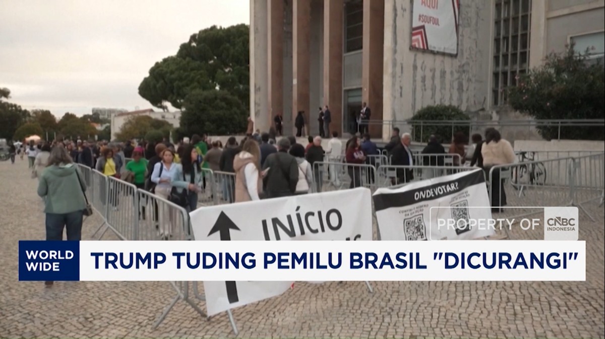 Video: Trump Tuding Pemilu Brasil "Dicurangi"