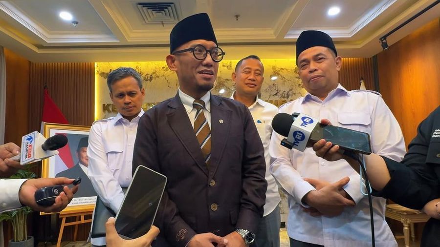 Wakil Menteri Haji dan Umrah Dahnil Anzar Simanjuntak saat bertemu wartawan di Jakarta. (Dok. Kementerian Haji dan Umrah)