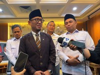 Wakil Menteri Haji dan Umrah Dahnil Anzar Simanjuntak saat bertemu wartawan di Jakarta. (Dok. Kementerian Haji dan Umrah)