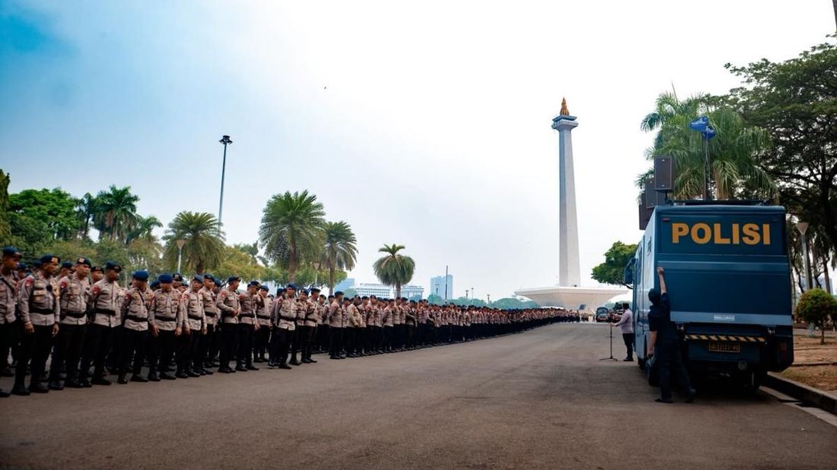 Kapolda Metro Pimpin Apel Pengamanan Aksi, Diikuti Ratusan Personel — NadiKabar.com