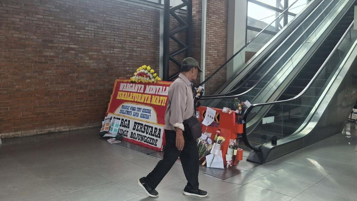 Mesti Jalan Jauh, Begini Repotnya Warga Saat Eskalator Stasiun Bojonggede Mati — NadiKabar.com