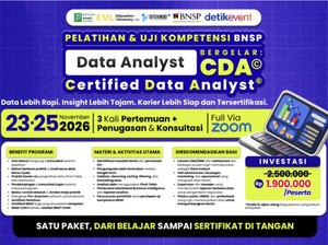 Belajar Olah Data hingga Membuat Dashboard lewat Pelatihan Data Analyst BNSP