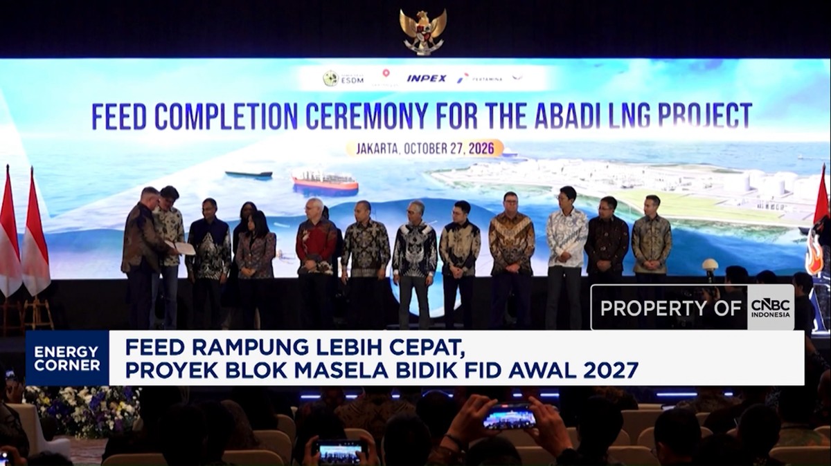 Video:FEED Rampung Lebih Cepat, Proyek Blok Masela Bidik FID Awal 2027