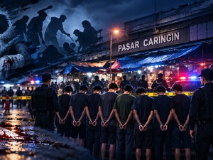 Infografis: Malam Mengerikan di Pasar Caringin Bandung