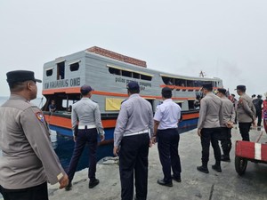 Antisipasi Aksi, Polres Kepulauan Seribu Perketat Dermaga Penyeberangan