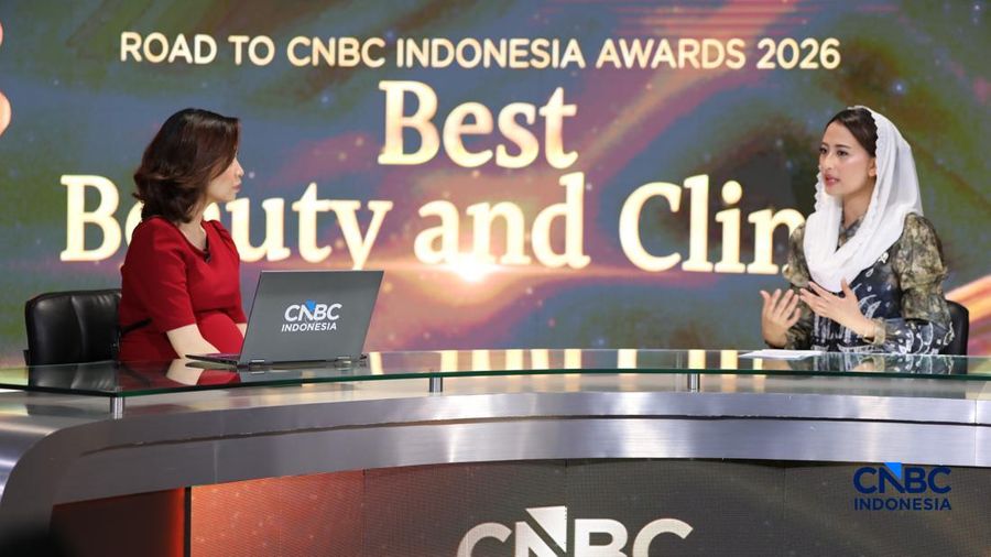 Wakil Menteri Perdagangan RI Dyah Roro Esti dalam acara The Future of Beauty: Driving Innovation, Safety, and Growth di Studio CNBC Indonesia, Jakarta, Rabu (28/10/2026). (CNBC Indonesia/Tri Susilo)
