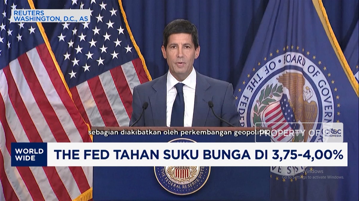 Video: Ditentang 2 Anggota, The Fed Tahan Suku Bunga di 3,75-4,00%