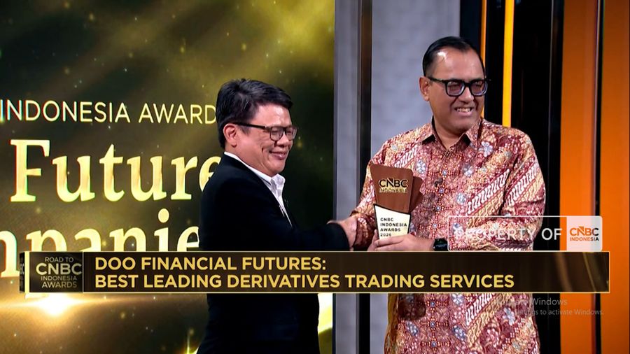 Doo Financial Futures Raih Penghargaan "Leading Derivatives Trading Services"