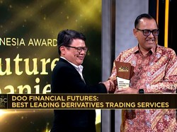 Doo Financial Futures Raih Penghargaan "Leading Derivatives Trading Services"