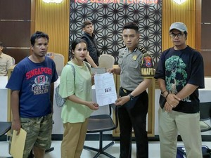Tampang Dwi Bagus Saat Ikut Laporkan Dini Hilang Usai Dibunuh