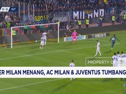Inter Milan Menang, AC Milan dan Juventus Tumbang