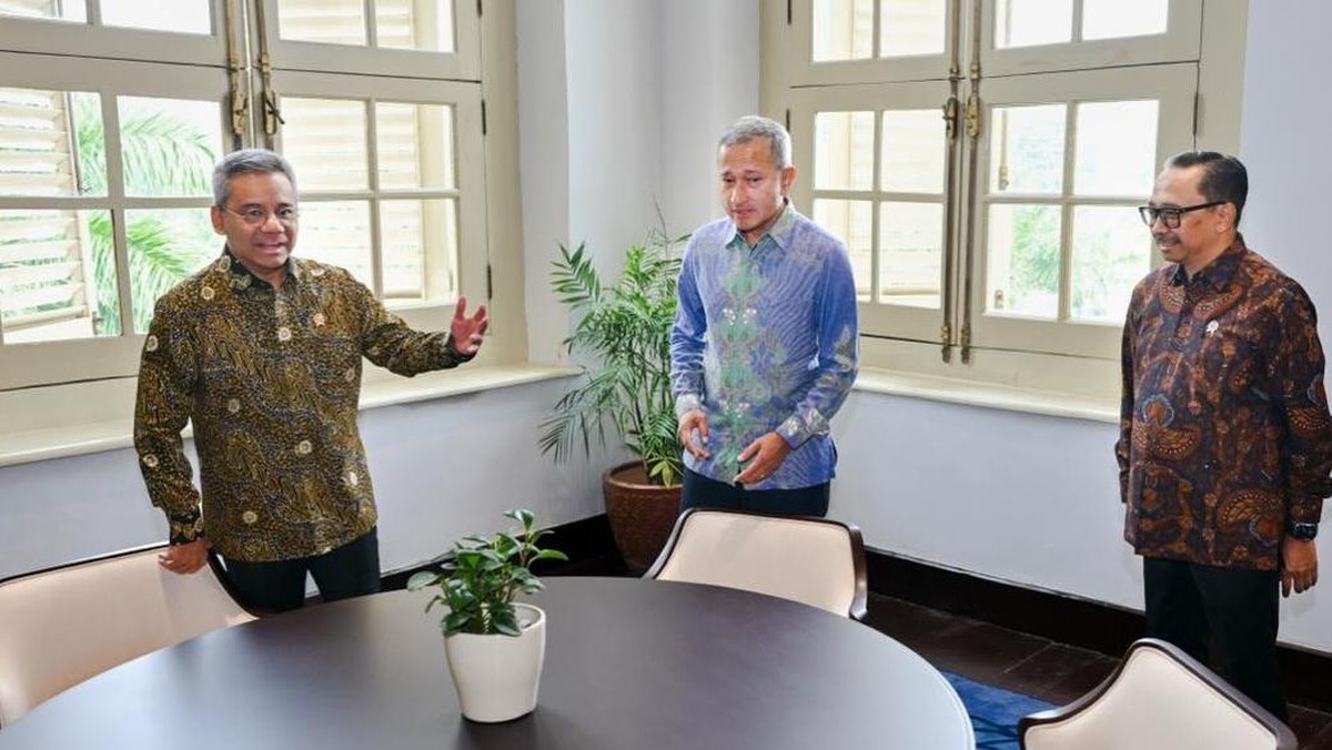 Setelah Ketemu Prabowo, Menlu Singapura Datangi Kantor Menkeu Suahasil