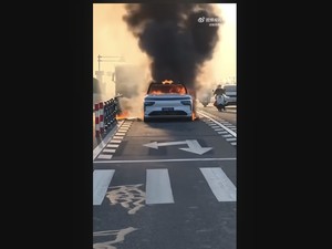 Mobil REEV Terbakar Setelah Tabrakan, Baterai Masih Utuh