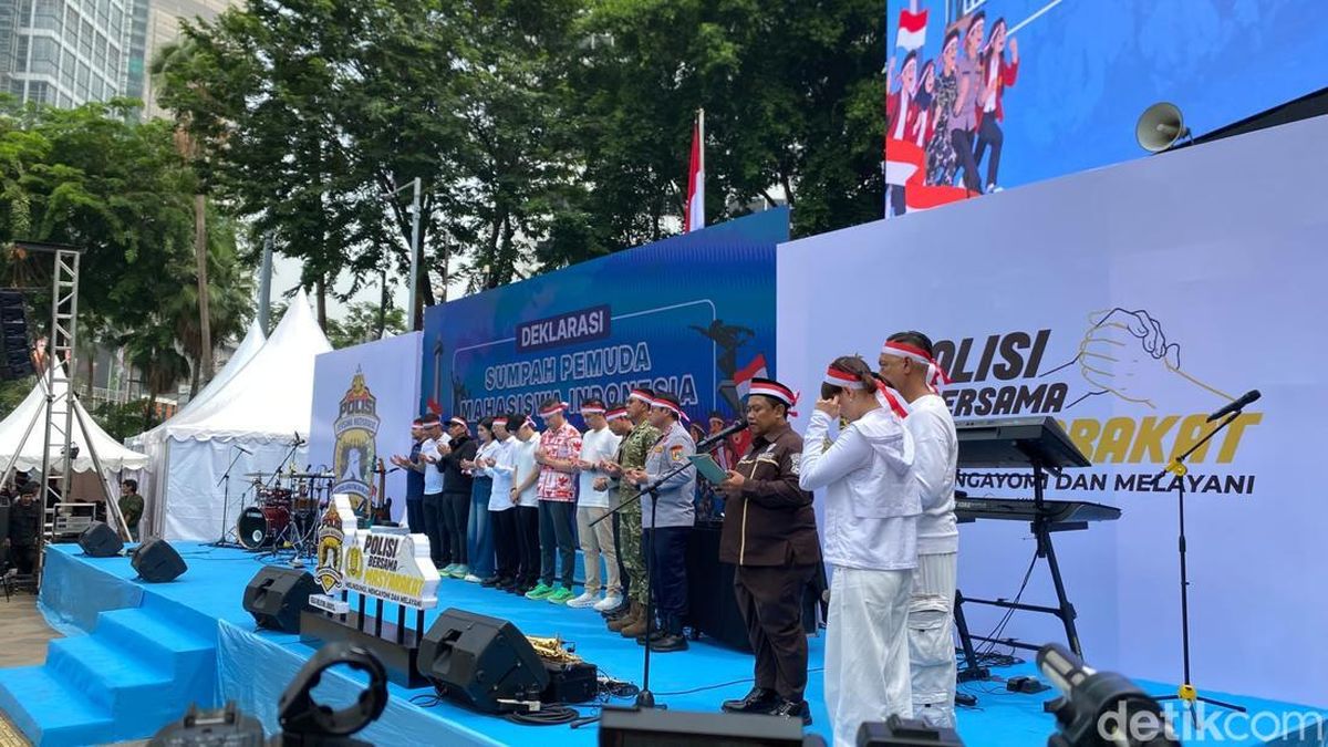 Peringati Sumpah Pemuda, Polda Metro dan Mahasiswa Gelar Deklarasi di HI — NadiKabar.com