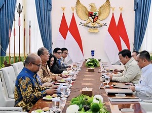 Prabowo Terima Anggota Baleg DPR-Akademisi Bahas UU Satu Data Indonesia