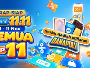 Siap-siap DANA 11.11, Main DANAPoly Bisa Raih Gadget-Total Hadiah Miliaran