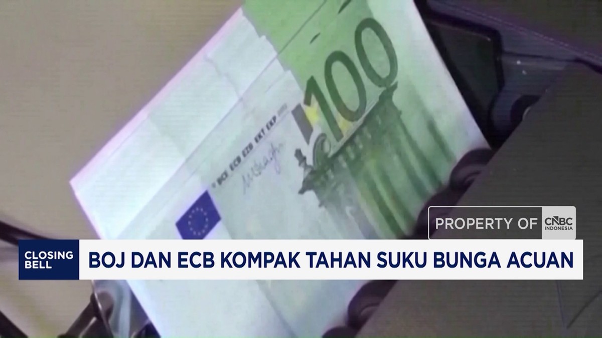 Video: BOJ Dan ECB Kompak Tahan Suku Bunga Acuan