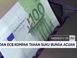 BOJ Dan ECB Kompak Tahan Suku Bunga Acuan