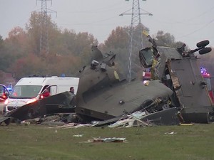 Video: Kecelakaan Helikopter Militer Italia, 4 Kru Tewas-11 Terluka