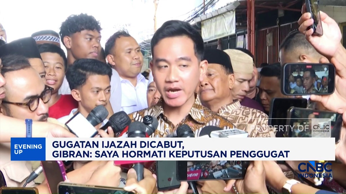 Video:Gugatan Ijazah Dicabut, Gibran: Saya Hormati Keputusan Penggugat